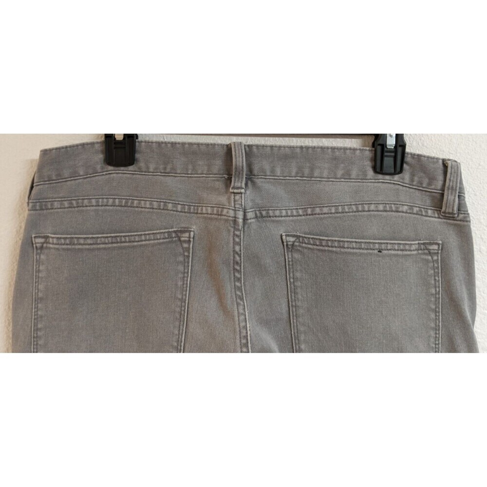 Women's J. Crew Grey Smoke Wash Toothpick Ankle Jeans Size 31 X 28 - Picture 6 of 11